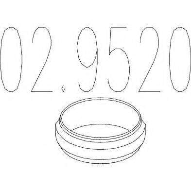 Уплотнительное кольцо, труба выхлопного газа 12.333.903 EBERSPACHER