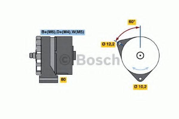 Генератор 0 986 031 450 BOSCH