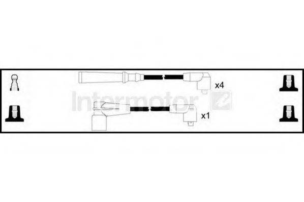 Комплект проводов зажигания 73845 STANDARD