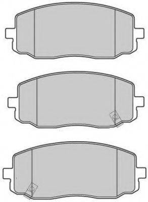 Комплект тормозных колодок, дисковый тормоз FBP-1655 FREMAX