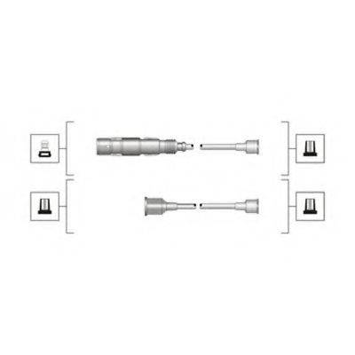 Комплект проводов зажигания 941319170036 MAGNETI MARELLI