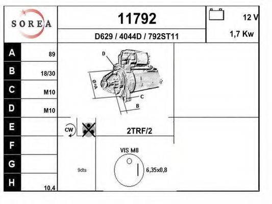 Стартер 11792 EAI