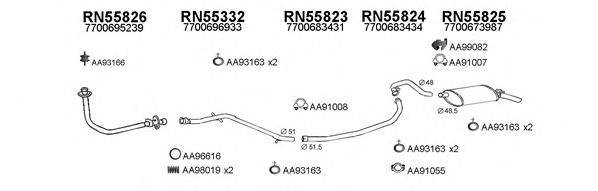 Система выпуска ОГ 550286 VENEPORTE