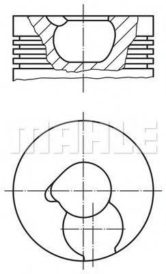 Поршень 56 12828 0X PERFECT CIRCLE