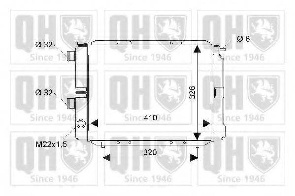 Теплообменник QER1828 QUINTON HAZELL