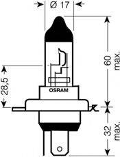 Лампа накаливания, фара дальнего света 64193NBU-01B OSRAM