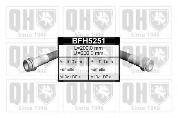 Тормозной шланг BFH5251 QUINTON HAZELL