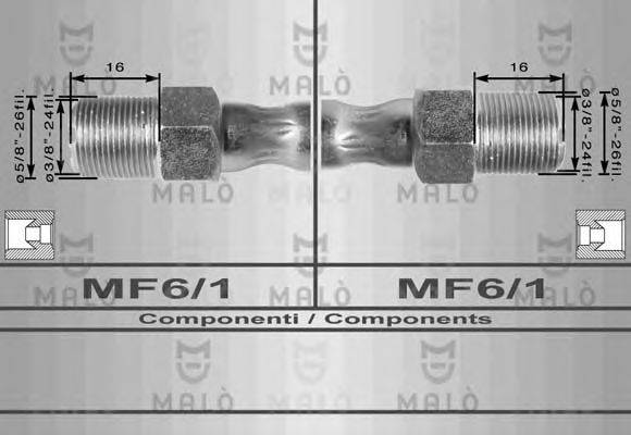 Тормозной шланг 8505 MALO
