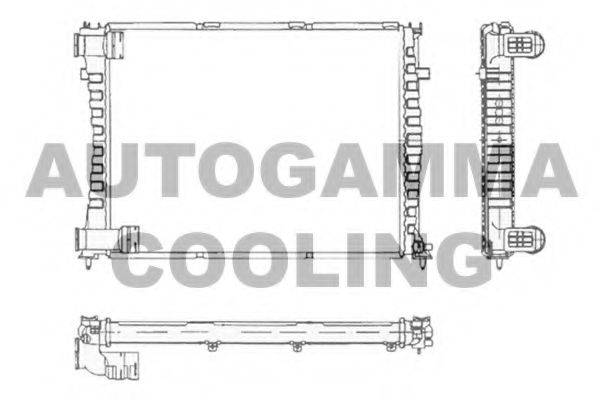 Теплообменник 102046 AUTOGAMMA