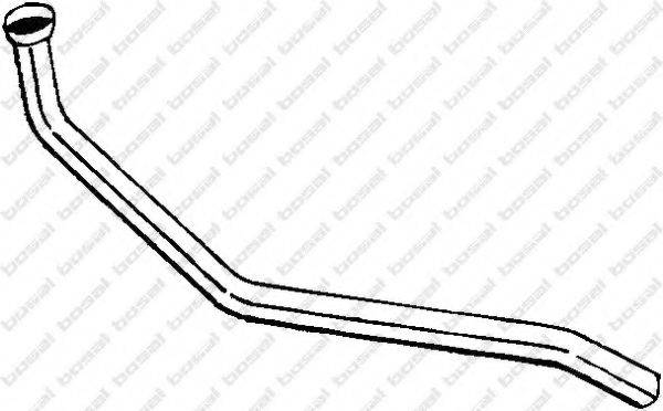 Труба выхлопного газа 940-089 BOSAL