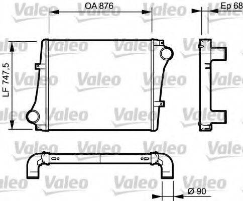 Интеркулер 818876 VALEO