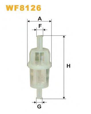 Фильтр топливный WF8126 WIX FILTERS