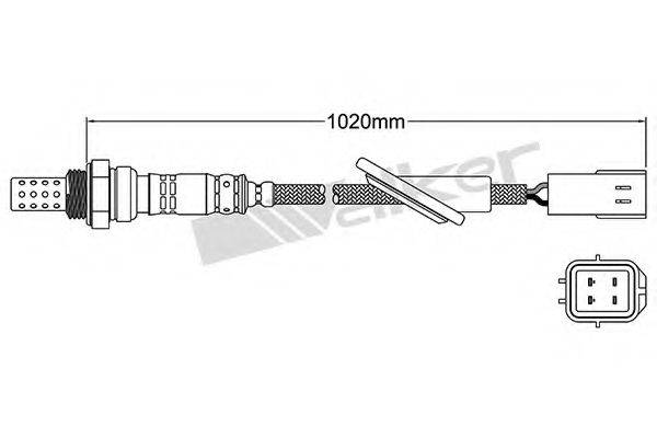 Лямбда-зонд 250-24641 WALKER PRODUCTS