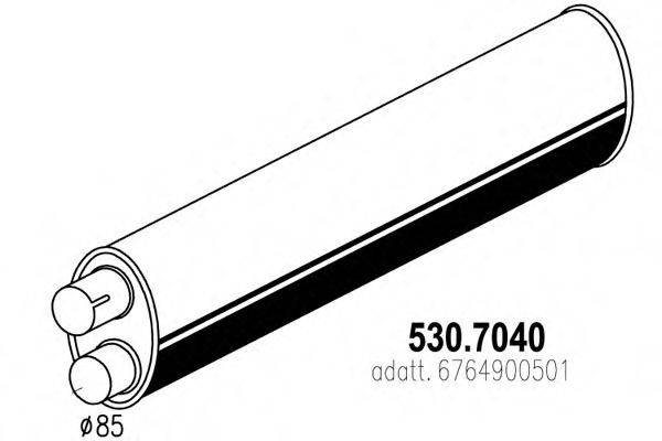 Амортизатор 530.7040 ASSO