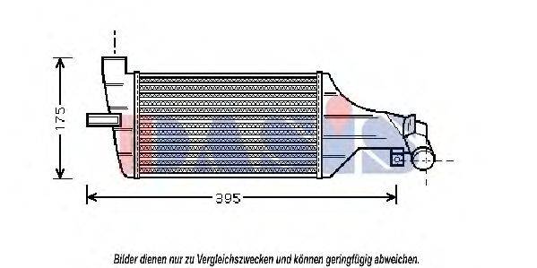 Интеркулер 157011N AKS DASIS