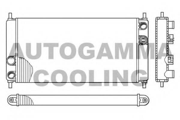 Теплообменник 100070 AUTOGAMMA