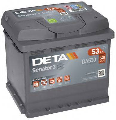 Стартерная аккумуляторная батарея DA530 DETA
