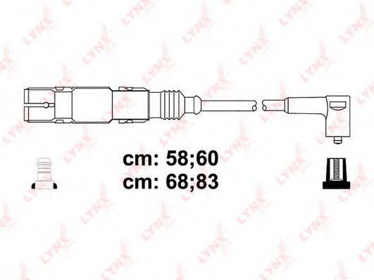 Комплект проводов зажигания SPC8038 LYNXauto