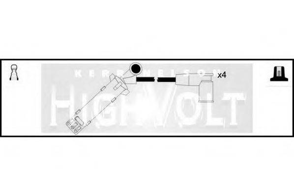 Комплект проводов зажигания OEF763 STANDARD