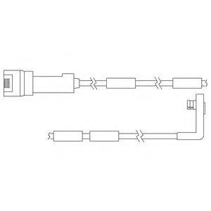 Контрольный контакт, контроль слоя тормозных колодок LZ0103 DELPHI