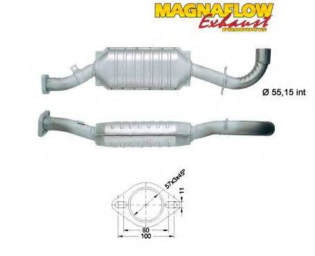 Катализатор 86328 MAGNAFLOW