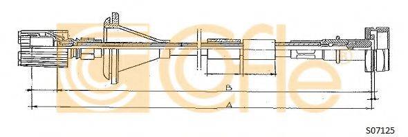 Тросик спидометра S07125 COFLE
