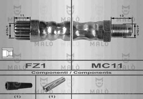 Тормозной шланг 8622 MALO