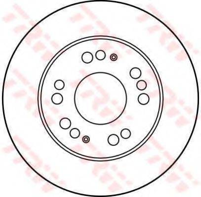 Тормозной диск DF2718 TRW