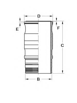 Гильза цилиндра 15-570060-00 GOETZE ENGINE