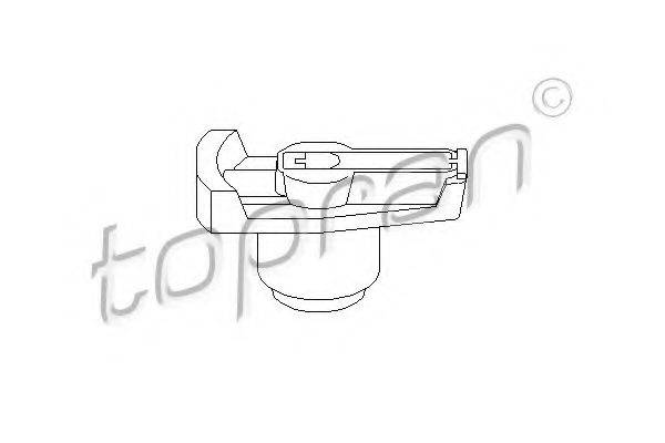 Бегунок распределителя зажигани 400 669 TOPRAN