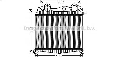 Интеркулер MN4018 AVA QUALITY COOLING