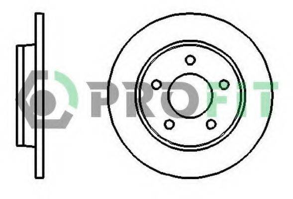 Тормозной диск 5010-1420 PROFIT