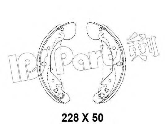 Тормозные колодки IBL-4W02 IPS Parts