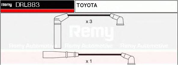 DRL883 REMY Комплект проводов зажигания DRL883 REMY