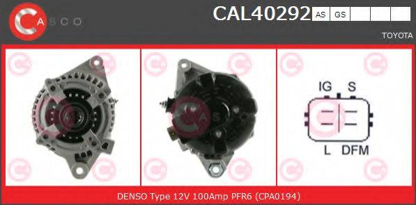 Генератор CAL40292AS CASCO