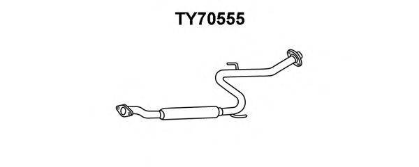 Средний глушитель выхлопных газов TY70555 VENEPORTE