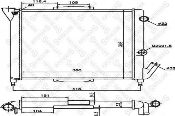 Теплообменник 10-26191-SX STELLOX