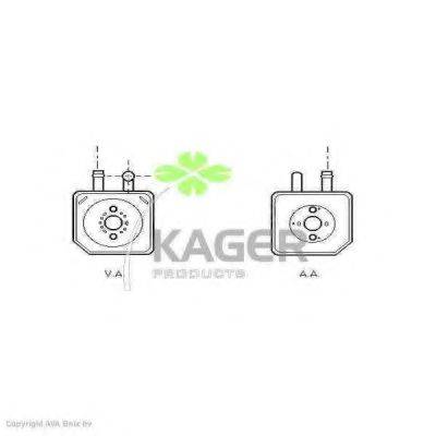 масляный радиатор, двигательное масло 31-3724 KAGER