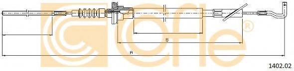 Трос, управление сцеплением 1402.02 COFLE
