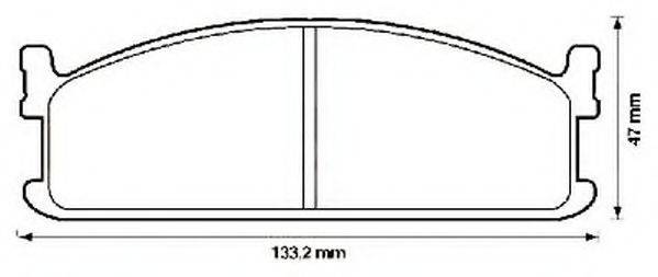 Комплект тормозных колодок 26226 LEMFORDER