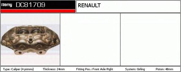 DC81709 REMY Тормозной суппорт DC81709 REMY