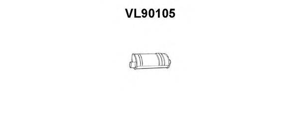 Глушитель выхлопных газов конечный VL90105 VENEPORTE