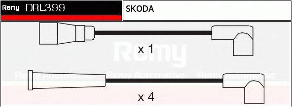 DRL399 REMY Комплект проводов зажигания DRL399 REMY