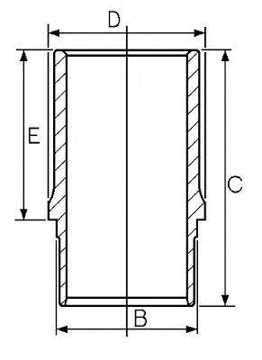 Гильза цилиндра 14-684840-00 GOETZE ENGINE