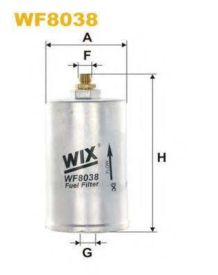 Фильтр топливный WF8038 WIX FILTERS