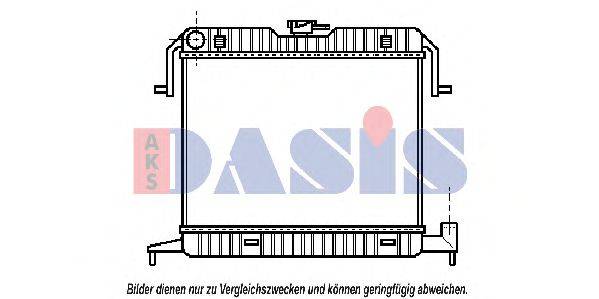 Радиатор, охлаждение двигателя 150550N AKS DASIS