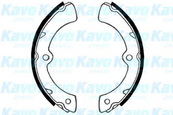 Комплект тормозных колодок BS-8407 KAVO PARTS