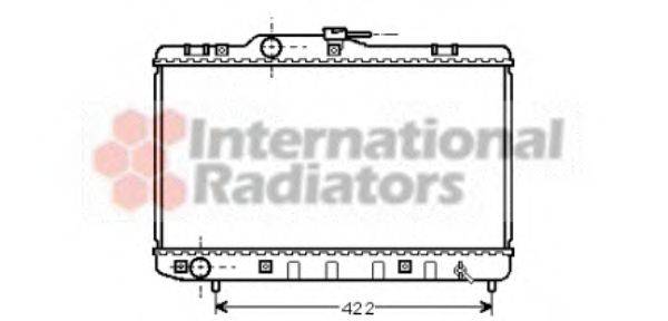 Радиатор, охлаждение двигателя ADT398154 BLUE PRINT