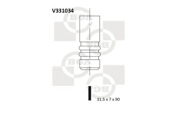 Выпускной клапан V331034 BGA