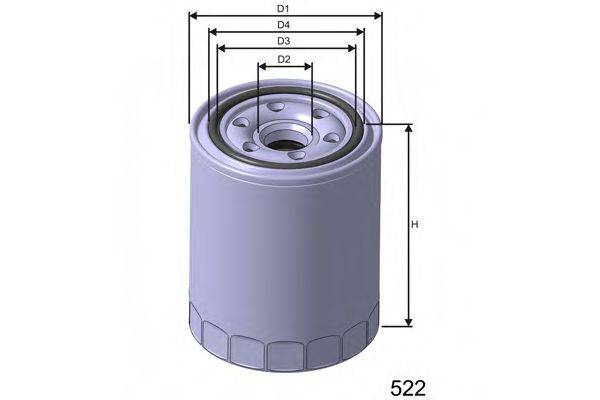 Фильтр масляный Z271 MISFAT